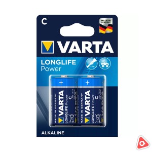 Батарея Varta Longlife C средние синие /уп 2 шт 4914