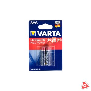 Батарея Varta Longlife Max Power AAА мизинец оригинал сине-красная /уп 2 шт /4733