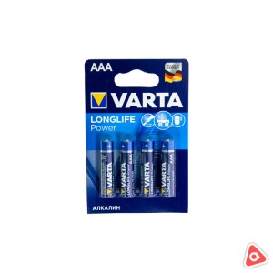 Батарея Varta Longlife Power micro AAА мизинец оригинал /уп 2 шт/ 4903