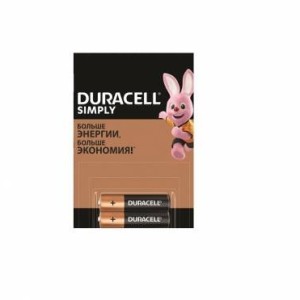 Батарея Duracell SIMPLY 5484 ААA мизинец/уп 2 шт
