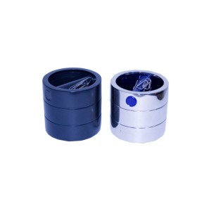 Скрепочница - металлическая "Lerche" (серая с синем, черная) 37011/37008