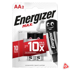 Батарея Energizer Max Plus АА пальчиковые щелочные /уп 4 шт