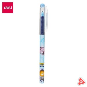 Ручка гелевая DELI "Space Finder" 0.5 мм синий стержень / уп 12 шт / 8555