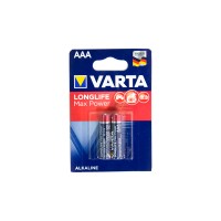 Батарея Varta Longlife Max Power AAА мизинец оригинал /уп 2 шт - сине-красная