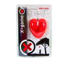 Мышь проводная X-Game HM-01 OUR в виде сердца USB