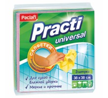 Тряпка для пыли "Paclan universal" 38х38 см /уп 3 шт