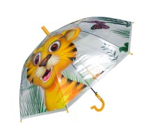 Зонтик подростковый гелевый прозрачный с рисунками