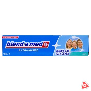 Зубная паста "Blend-a-med" Анти-кариес защита для всей семьи мята 50мл