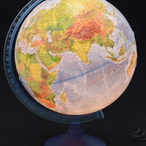 Глобус 32 см диаметр с подстветкой (Россия)