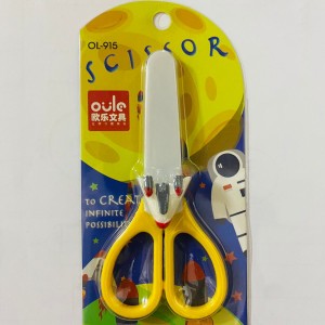 Ножницы детские "Oule" в блистере student scissors в ассорт./OL-915