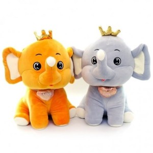 Мягк. игрушка "Слон с короной" плюш 21 см