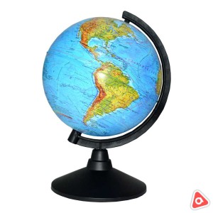 Глобус Земли физический классик евро 21см