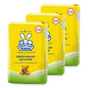 Мыло-крем "Ушастый нянь" с алоэ 90гр