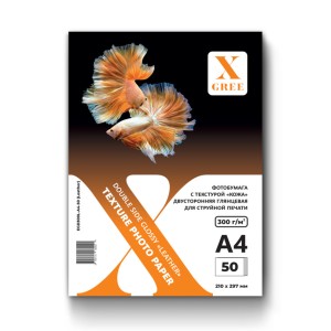Фотобумага X-Gree A4 300 г/м2 односторонняя глянец в пачке 50 л