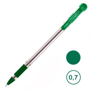 Ручка шариковая CELLO Finegrip зелен стерж у упак 5 шт