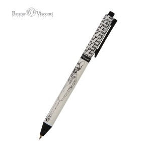 Ручка шариковая BV ArtClick автомат Человекопес 0.5 мм, синий стержень