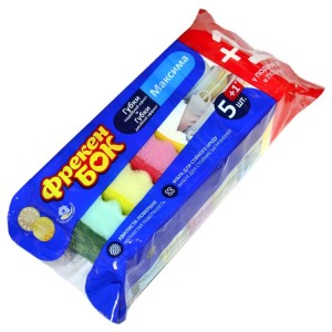 Губки для посуды волнистые "Фрекен бок" 5 шт / уп 5/9703