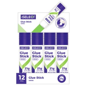 Клей - карандаш ISelect 21 гр /UA102 /уп 12 шт, шт
