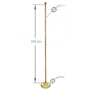 Флагшток (метал) выдвижной до 3 метров