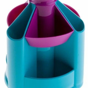 Органайзер без напол. Стамм Минидеск пластик бирюзово-фиалковый ОР92