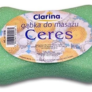 Губка массажная для тела "CERES" с массажным слоем /1516