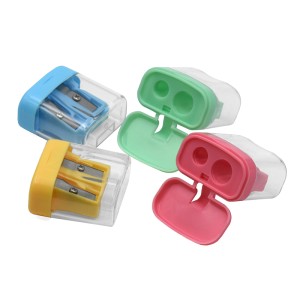 Точилка 2 отв"Basy" 1353 с контейнером