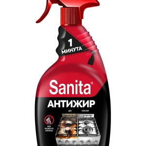 Средство чистящее "Sanita" антижир 500мл(спрей)