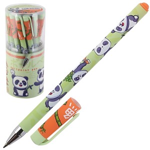 Ручка шариковая BV HappyWrite "KAWAII ANIMALS.Мишка" 0,5 мм синий стержень /уп 24 шт