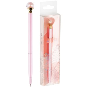 Ручка подарочная Meshu "Pink pearl" с поворотным механизмом, синий стержень, 1,0 мм /93904