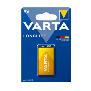 Батарея Varta Longrlife 9V оригинал /уп 1 шт квадратные желтые 4122