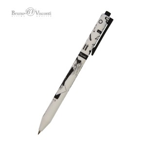 Ручка шариковая BV ArtClick автомат Модница 0.5 мм, синий стержень