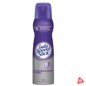 Дезодорант спрей Lady Speed Stick антибактериальный эффект 150 мл