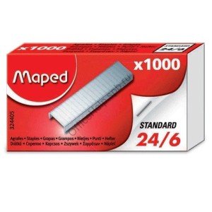 Скобы Maped №24/6 1000 шт 324405 (Франция)