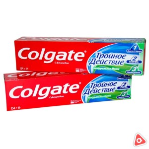 Зубная паста "Colgate" Тройное действие 100 мл