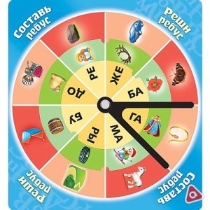 Игра обучающая Ребус "Hatber" на заклепке - Составь ребус - Реши ребус в пакете /20008