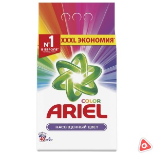 Порошок стиральный автомат "Ariel" 6 кг Color