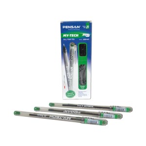 Ручка шариковая Pensan 2240 зеленый стержень