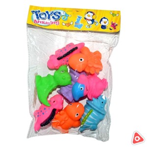 Набор для купания "Динозаврики" 3 шт в упаковке