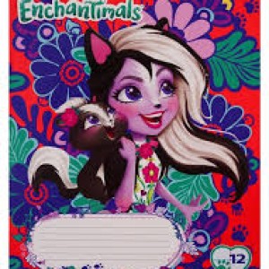 Тетрадь 12л А5 в линию "Enchantimals"