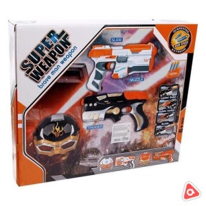Игровой набор "Super weapon"игрушка набор героя/ шлем пистолет пули/27646