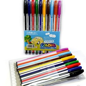 Ручки / набор шариковые автомат синий стержень 4шт Berlingo F-10 / 702724