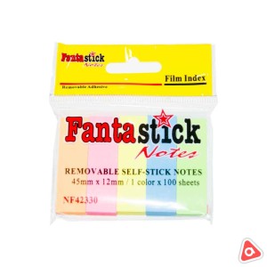 Закладки для книг 5 цв. Fantastick 45x12 mm 100л бумажные