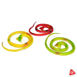 Змейка резиновая разноцветная