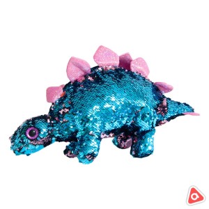 Мягк. игрушка Динозавр с пайетками средний Стегозавр(травоядный)