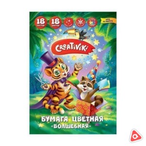 Бумага цв 16л\8цв "Creativiki" 164103