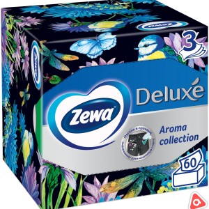 Салфетки бумажные "ZEWA" Deluxe Aroma Collection, 60 шт /4695