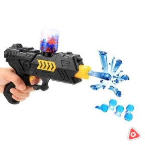 Пистолет с глушителем "SHOOTING ELITE" пластиковый с орбизами /607