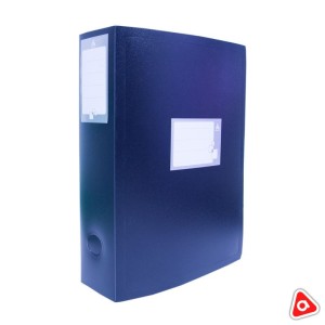 Короб архивный "Бюрократ" пластик 80 мм,черный 816212