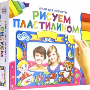 Фоторамку укрась "Рисуем пластилином" 15100476Р/15100477Р/15100478Р
