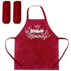 Фартук для труда с рукавами "Помощница" в ассорти /3389/3391/3388